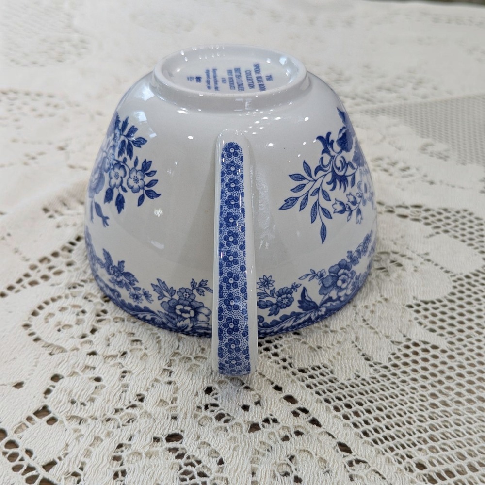 Vintage Spode Jumbo Cup British Flowers Blue Room Collection - Picture 5 of 11
